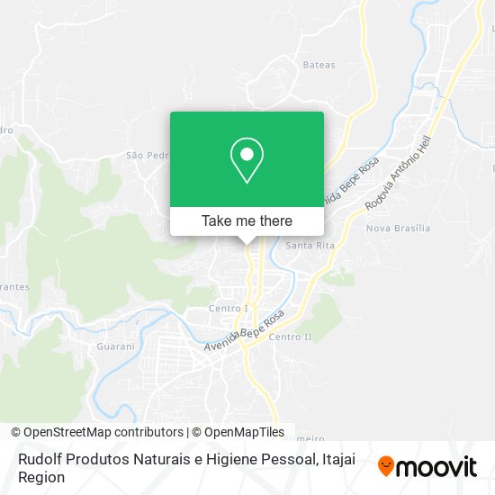 Rudolf Produtos Naturais e Higiene Pessoal map