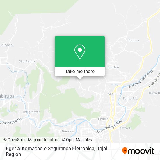 Mapa Eger Automacao e Seguranca Eletronica