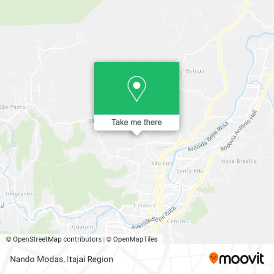 Nando Modas map