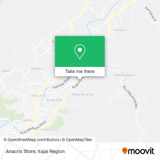 Anacris Store map