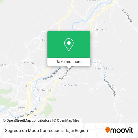 Segredo da Moda Confeccoes map