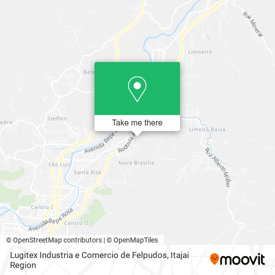 Lugitex Industria e Comercio de Felpudos map