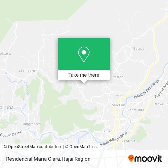 Mapa Residencial Maria Clara