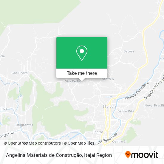 Angelina Materiais de Construção map