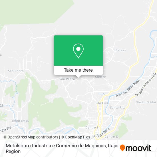 Metalsopro Industria e Comercio de Maquinas map