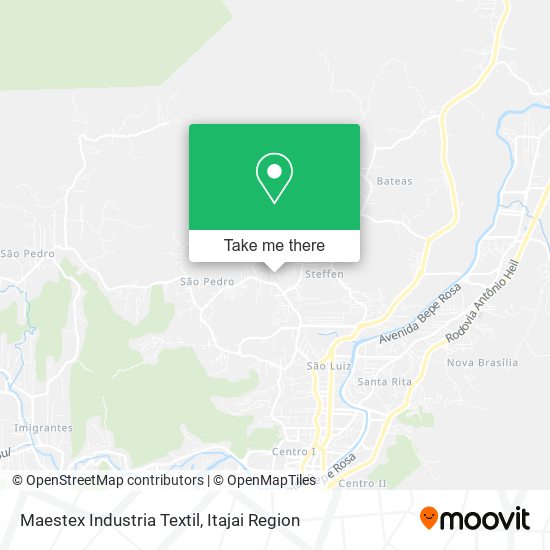 Mapa Maestex Industria Textil