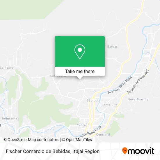 Fischer Comercio de Bebidas map