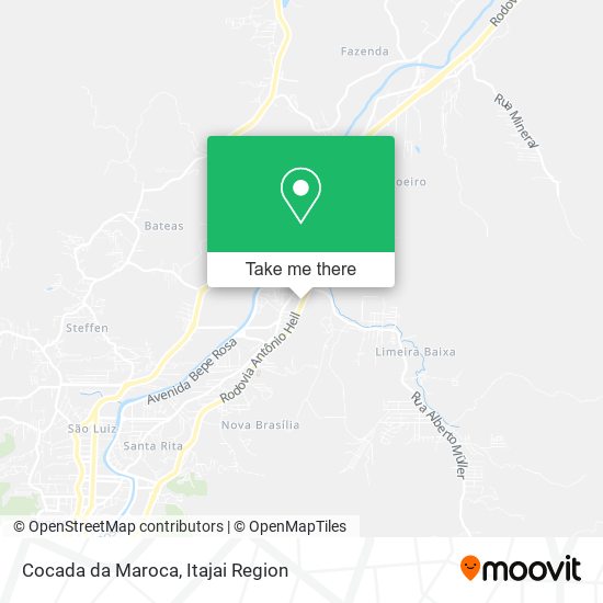 Mapa Cocada da Maroca