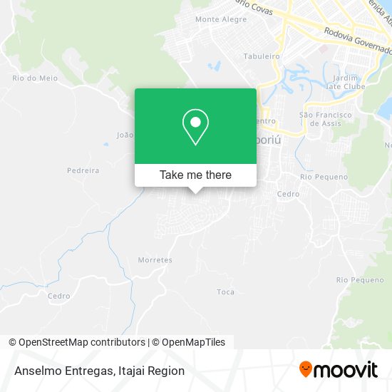 Anselmo Entregas map