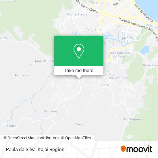 Paula da Silva map