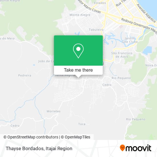 Thayse Bordados map