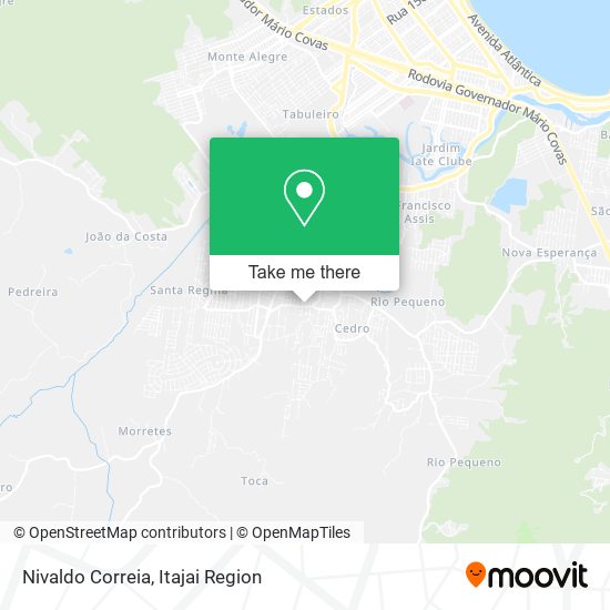 Mapa Nivaldo Correia