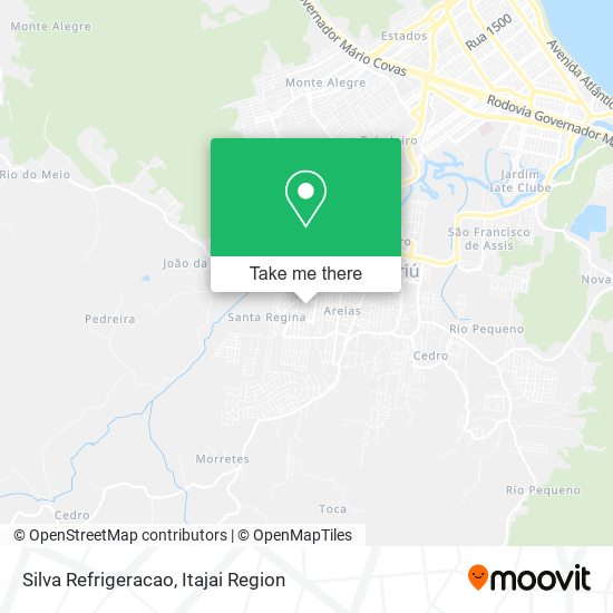 Silva Refrigeracao map