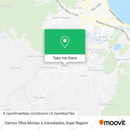 Santos Silva Modas e Variedades map