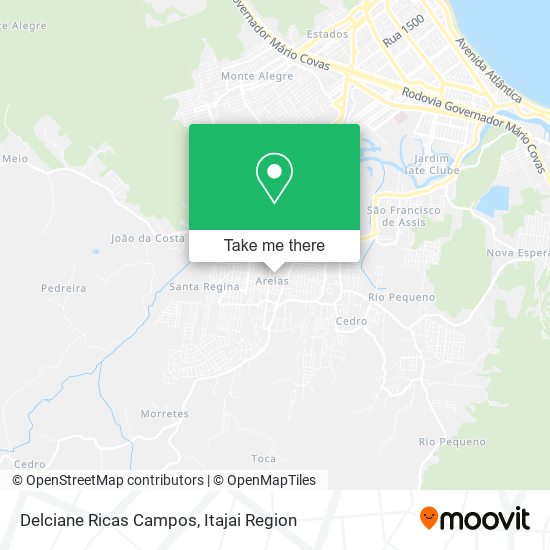 Delciane Ricas Campos map