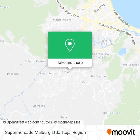 Mapa Supermercado Malburg Ltda