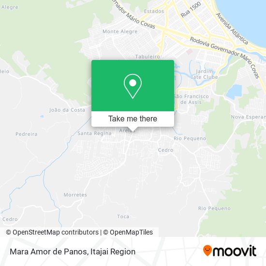 Mara Amor de Panos map