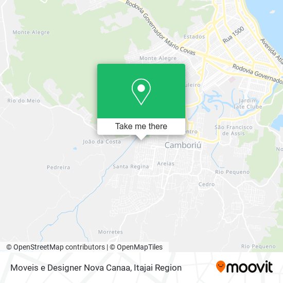 Moveis e Designer Nova Canaa map