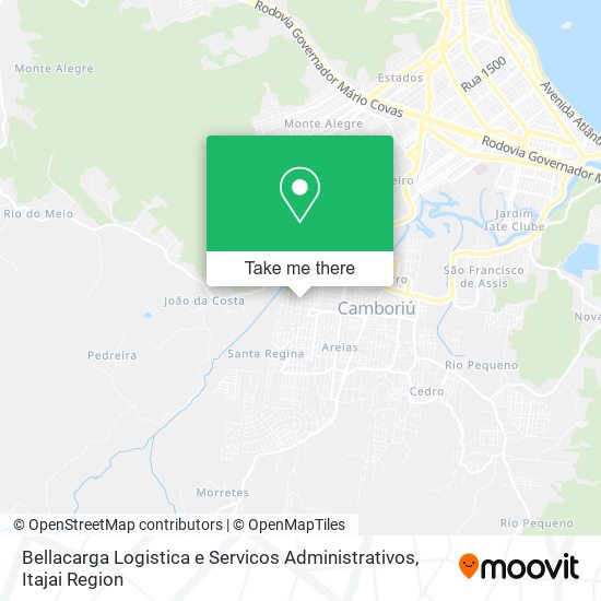 Mapa Bellacarga Logistica e Servicos Administrativos