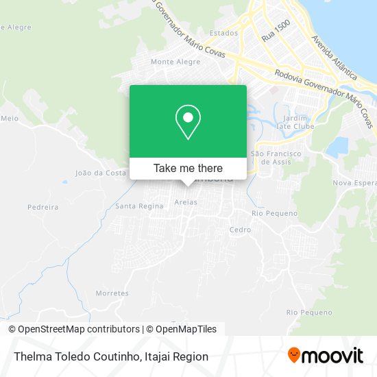 Thelma Toledo Coutinho map