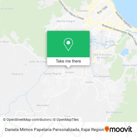 Mapa Daniela Mimos Papelaria Personalizada
