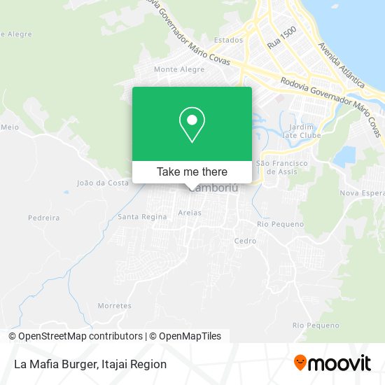 La Mafia Burger map