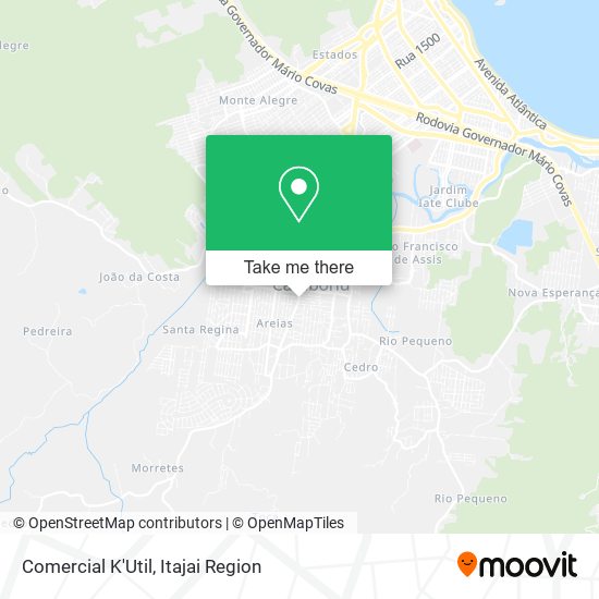 Comercial K'Util map