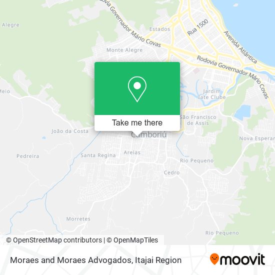 Moraes and Moraes Advogados map