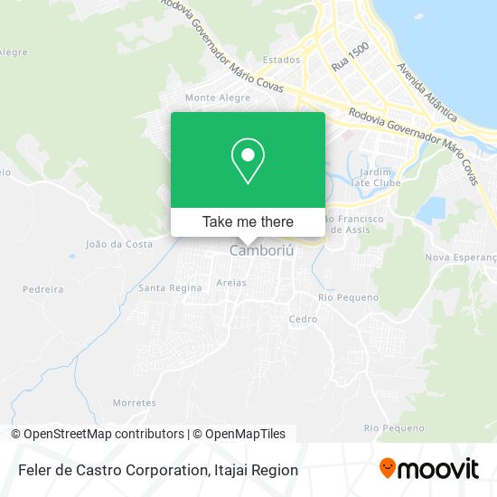 Mapa Feler de Castro Corporation