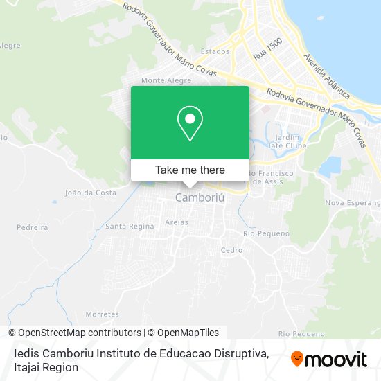 Mapa Iedis Camboriu Instituto de Educacao Disruptiva