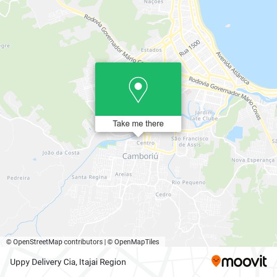 Mapa Uppy Delivery Cia