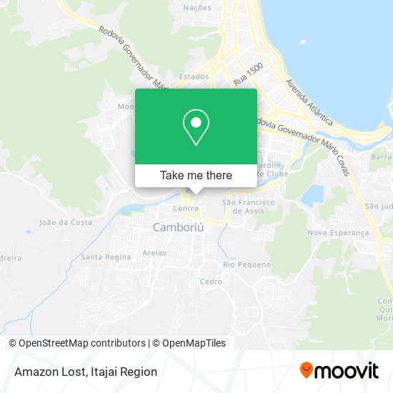 Amazon Lost map