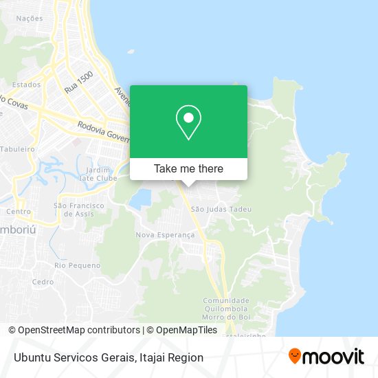 Mapa Ubuntu Servicos Gerais