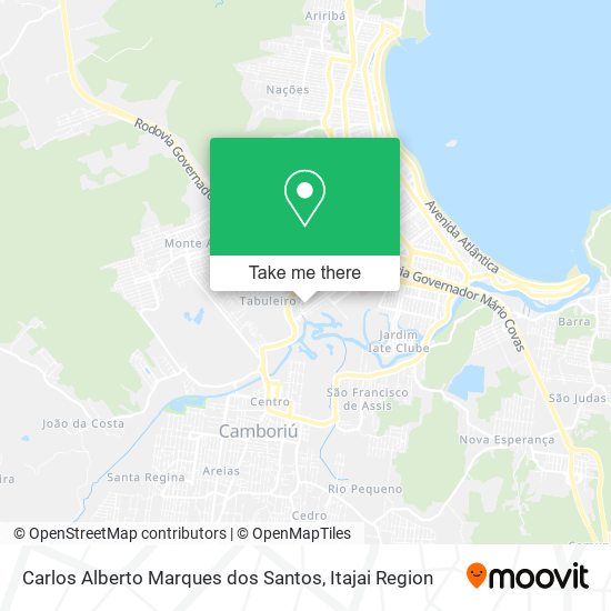 Mapa Carlos Alberto Marques dos Santos