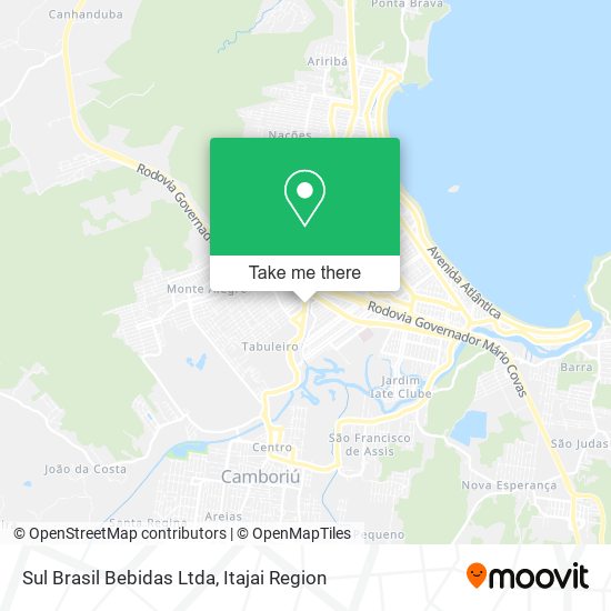 Sul Brasil Bebidas Ltda map