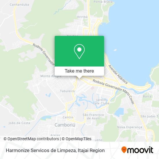 Mapa Harmonize Servicos de Limpeza