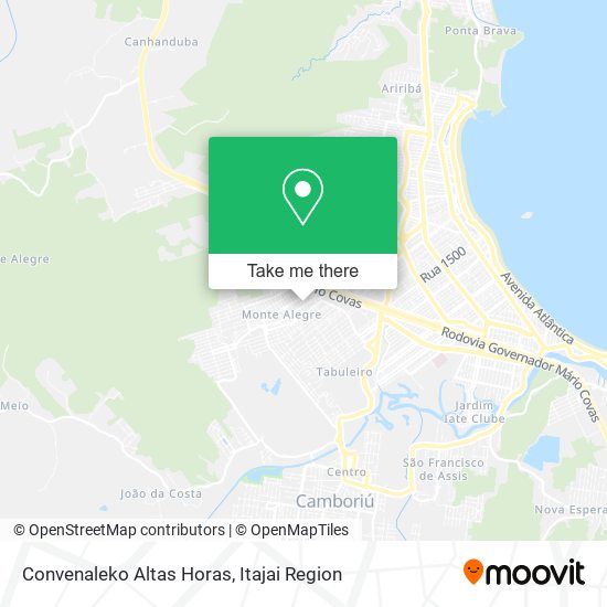 Convenaleko Altas Horas map