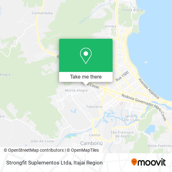 Mapa Strongfit Suplementos Ltda