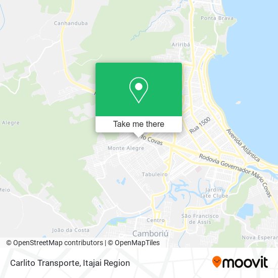 Carlito Transporte map