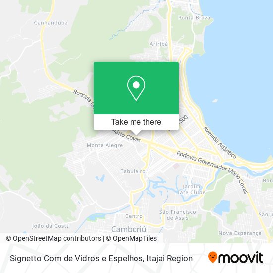 Signetto Com de Vidros e Espelhos map