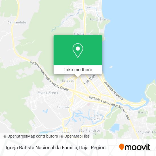 Mapa Igreja Batista Nacional da Familia