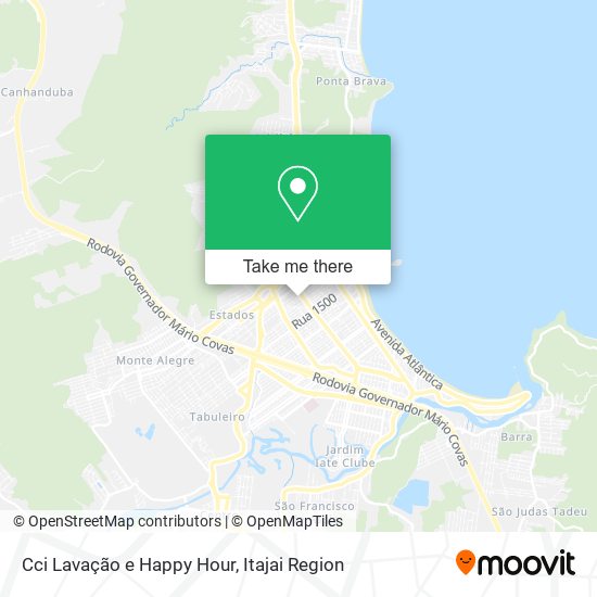 Cci Lavação e Happy Hour map