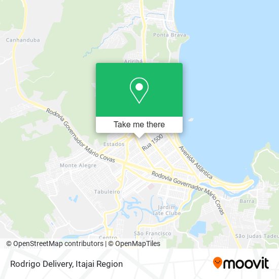 Rodrigo Delivery map