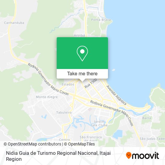 Nidia Guia de Turismo Regional Nacional map