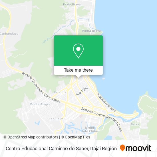 Mapa Centro Educacional Caminho do Saber