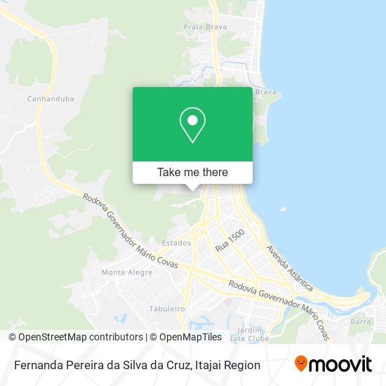 Fernanda Pereira da Silva da Cruz map