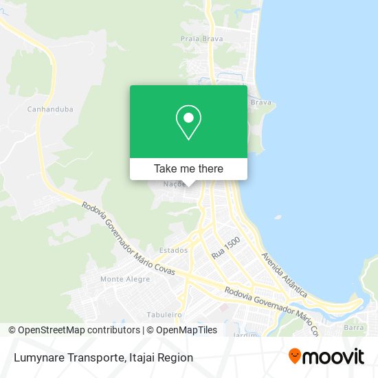 Mapa Lumynare Transporte