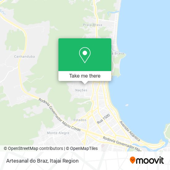 Artesanal do Braz map