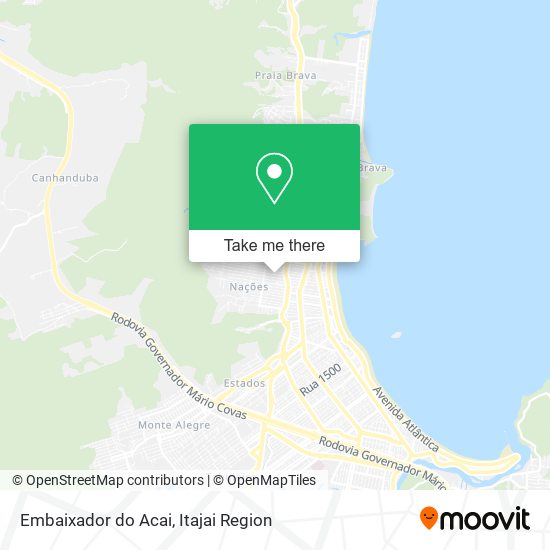 Embaixador do Acai map