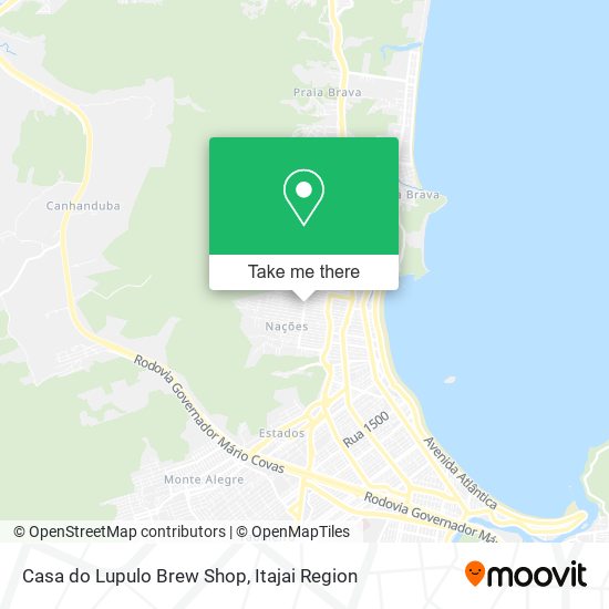 Mapa Casa do Lupulo Brew Shop